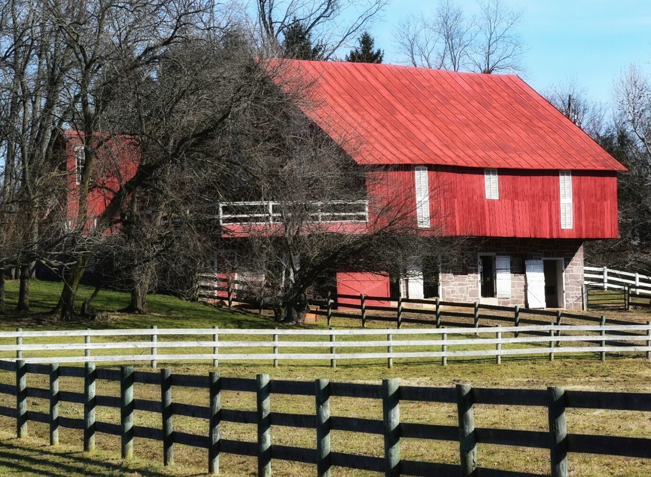 BUILT STRUCTURE WITH TREES IN BACKGROUND