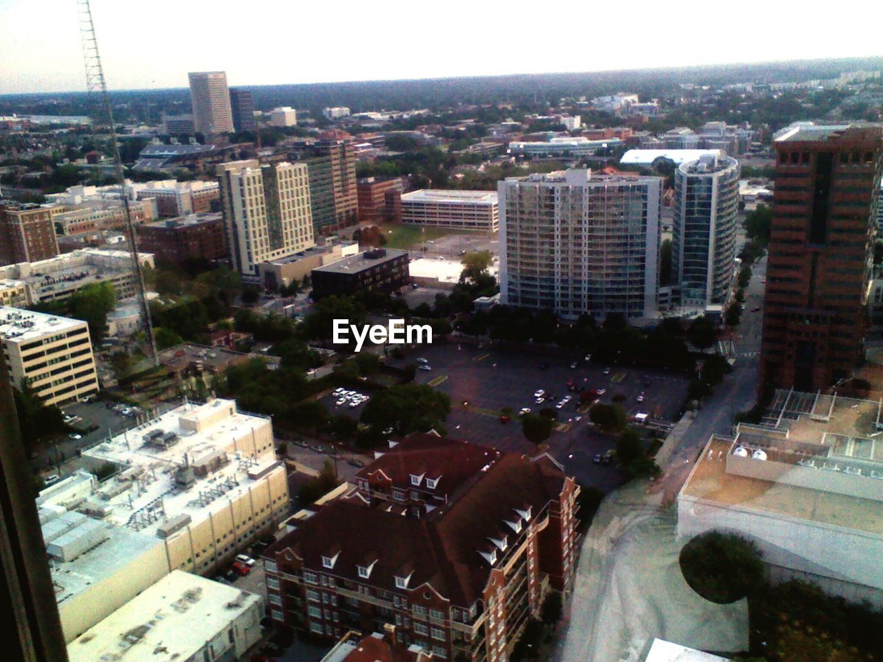 HIGH ANGLE VIEW OF CITYSCAPE