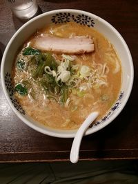 Close-up of ice cream in plate