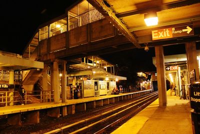 Railroad station platform