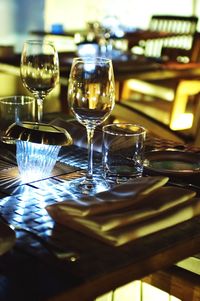 Close-up of drink on table