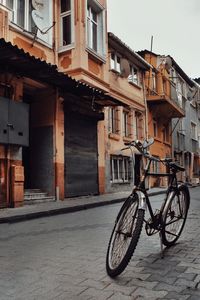 Bicycles on street