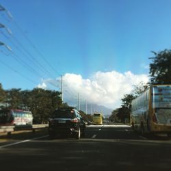 Car on road