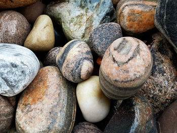 Full frame shot of stones