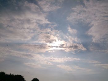 Low angle view of sky