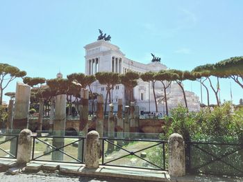 Low angle view of temple