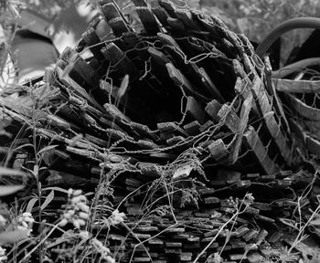 Close-up of fishing net