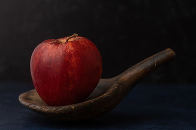 Close-up of apple on table