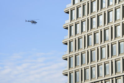 Low angle view of building against clear sky