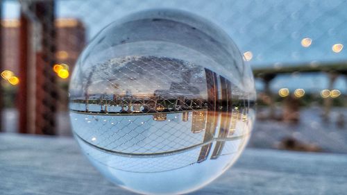 Close-up of glass of water