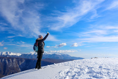 Hiker girl on