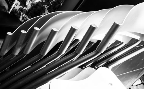 Close-up of pattern on shelf