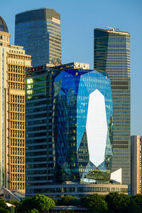 Skyscrapers in city