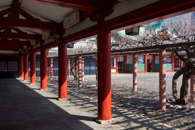 Courtyard of japanese temple