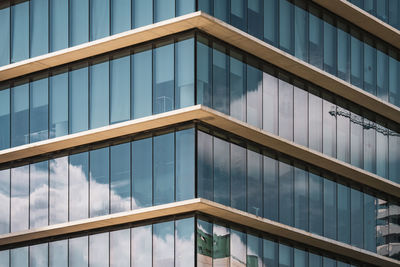 Low angle view of glass building