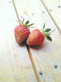 Close-up of strawberries