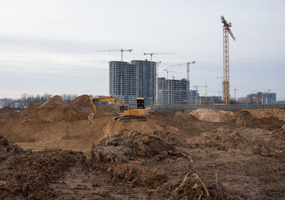 View of construction site