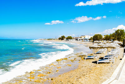 Scenic view of beach