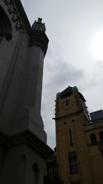 Low angle view of building against sky