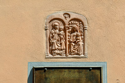 Window on wall of building