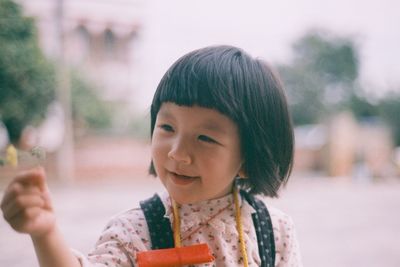 Portrait of a smiling girl