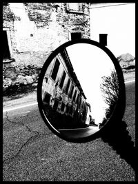 Close-up of object on wall