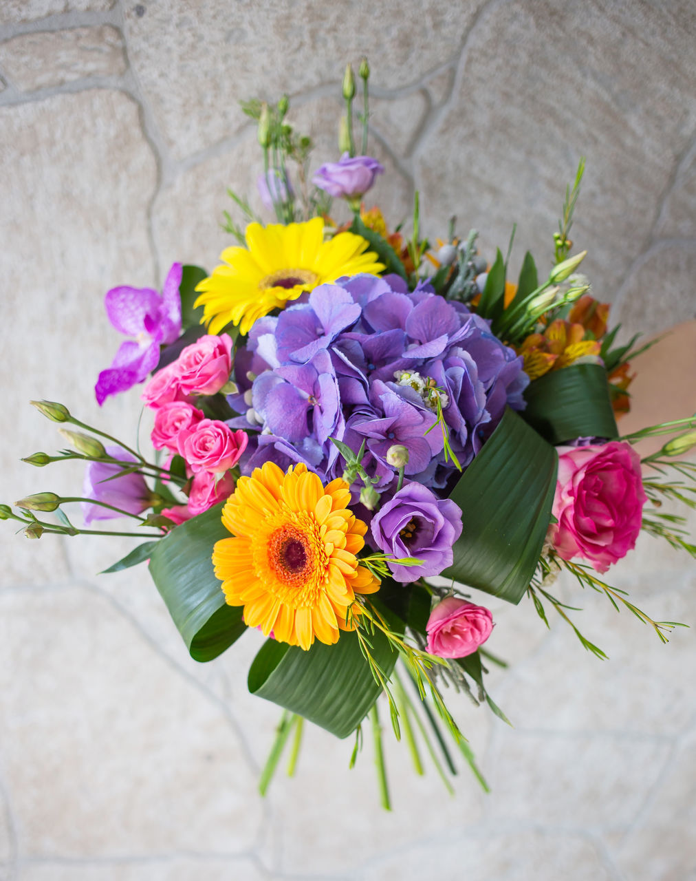 CLOSE-UP OF MULTI COLORED FLOWERS