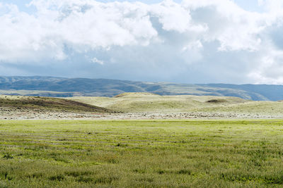 Scenic view of landscape against sky