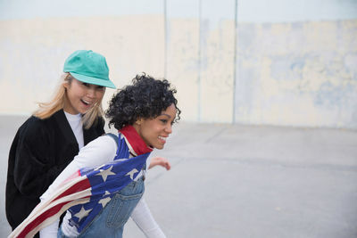 Two young women