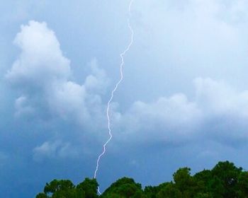 Low angle view of cloudy sky