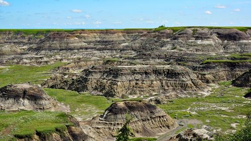 View of rock formations