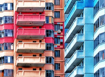 Full frame shot of apartment building