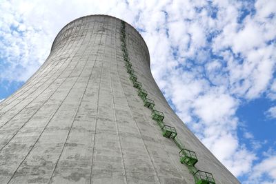 Low angle view of monument against sky