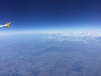 Aerial view of cloudscape