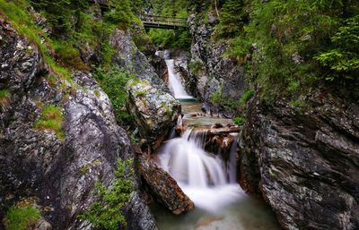 Long exposure waterfall, beauty in nature, water.