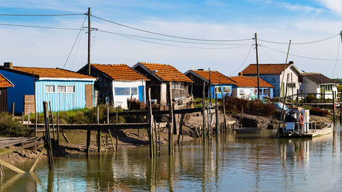 La tremblade, oyster farming harbour, charente maritime, france