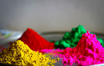 Close-up of multi colored flower petals
