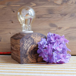 Close-up of flowers on table