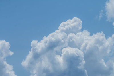 Low angle view of clouds in sky