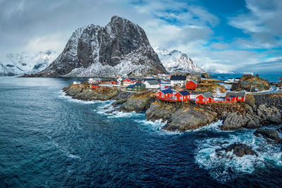 Hamnoy fishing village on lofoten islands, norway