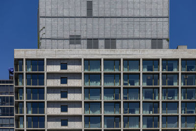 Low angle view of modern building