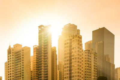 Skyscrapers in city