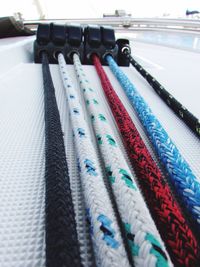 Close-up of multi colored pencils