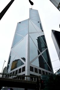 Low angle view of modern building