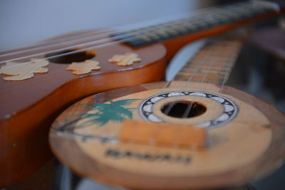 Close-up of guitar