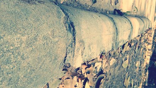 Panoramic view of sand at beach