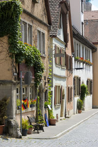 Medieval town rothenburg ob der tauber in bavaria, germany