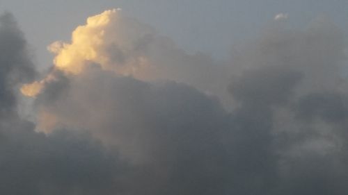 Low angle view of clouds in sky