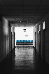 Corridor in modern building