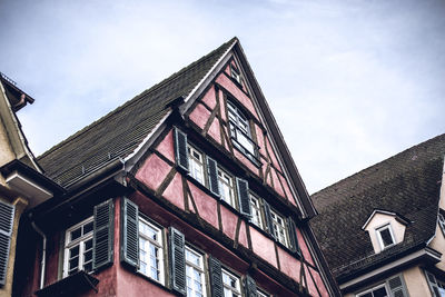 Low angle view of building against sky